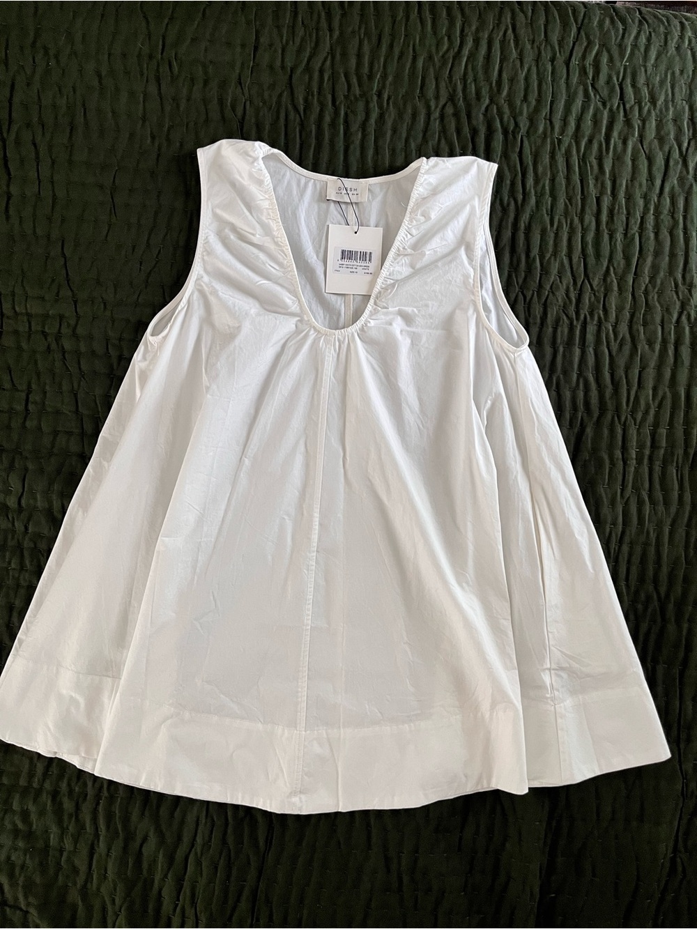 Dissh Gabby White Oversized Cotton Mini Dress - Picture 6 of 11
